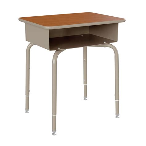 student desk with metal book box|Amazon.com: Flash Furniture Billie Open Front Student Desk for .